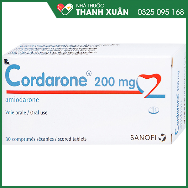 Thuốc Cordarone 200mg phòng ngừa và điều trị rối loạn nhịp tim